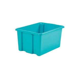 Stack And Store 32 Litres Medium Teal Storage Box S01M809