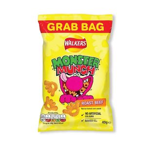 Walkers Monster Munch Roast Beef Crisps 40g Pack of 35 12227