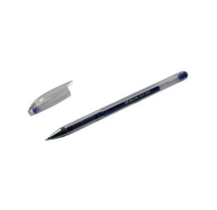 Blue Gel Pens Transparent Barrel (Pack of 10) WX21717