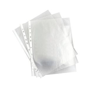 A4 Punched Pocket Clear 35 micron 270486 (Pack of 100) WX24001