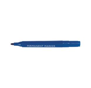 Blue Permanent Marker Bullet Tip (Pack of 10) WX26046