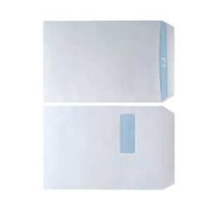 Envelope C4 Window 90gsm White Self Seal (Pack of 250) WX3501