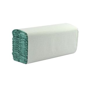 1-Ply C-Fold Hand Towels Green (Pack of 2640) HTG2850