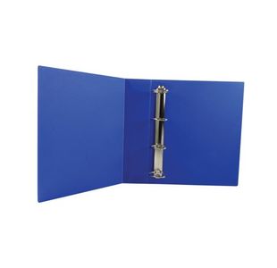 4 D-Ring Presentation Binder Blue 75mm Spine 50mm Capacity (Pack of 10) WX47662