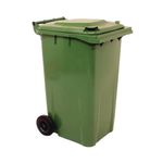 2Work Wheelie Bin 240L Green