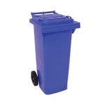 2Work Wheelie Bin 80L Blue
