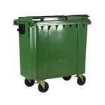2Work Wheelie Bin 770L Green