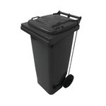 2Work Wheelie Bin Ref 120L Pedal Gry