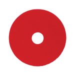 2Work Floor Pad Std 15In Red Pk5