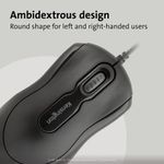 Kensington Usb Wired Mouse Blk/Grey
