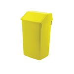 Addis 60L Flip Top Recycle Bin Ylw