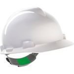V-Gard White Unvented Helmet