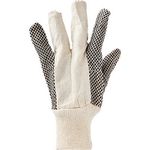 Mens Polka-Dot Cotton Gloves 9 Pk12