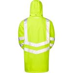 P421 Ylw Mens Wpf Hi-Vis Coat M