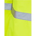 Mens Ylw Breathable Hi-Vis Overtrs L