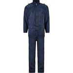 Navy Waterproof Rain Suit M