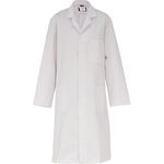 White Ind Laund Lab Coat L