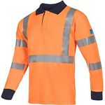Lerby Org Ls Hi-Vis Polo Xl