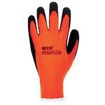 Hi-Vis Org Latex Work Gloves 10