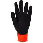 Hi-Vis Org Latex Work Gloves 10