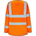 Ultra Org Ls Zip-Up Hi-Vis Vest L