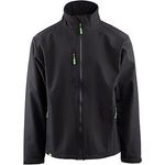 Mens Blk Softshell Jacket 4Xl