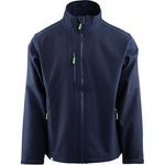 Mens Navy Softshell Jacket 3Xl