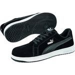 Iconic Blk Suede S1Pl Trainers 12 47