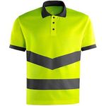 Yellow Hi-Vis Polo Shirt L