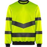 Yellow Hi-Vis Sweatshirt 6Xl