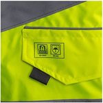 Yellow/Navy Wpf Hi-Vis Coat Xl