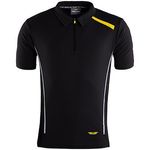 Mens Black Polo T-Shirt 2Xl