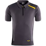 Mens Grey Polo T-Shirt 3Xl