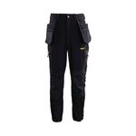 Tech Mens Black Cargo Trousers S