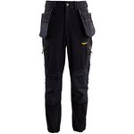 Tech Mens Black Cargo Trousers 3Xl