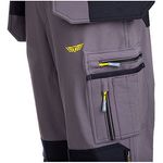Tech Mens Grey Cargo Trousers 3Xl