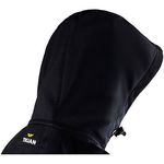 Mens Blk Hooded Softshell Jacket 2Xl