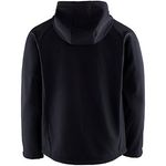 Mens Blk Hooded Softshell Jacket 3Xl