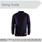 Mens Navy Arc-Flash Ls Polo L