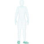Green Disposable Shoe Covers Pk1000