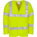 Ylw Ls Flame-Retard Hi-Vis Vest Xl