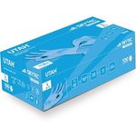 Utah Blue Pf Nitrile Gloves S Pk100