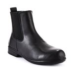 Phoebe Womens Black Chelsea Boots 6