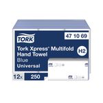 Xpress H2 Blu Zfold Paper Towel Pk12