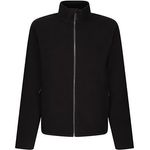 Mens Blk Recycled Fleece Jacket S