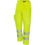 7418 Mens Ylw Hi-Vis Trs 34S