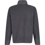 Mens Grey Qzip Fleece Jacket Xl