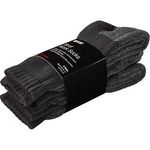 Black/Grey Boot Socks Prs 6-11 Pk3