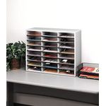 Literature Sorter A4 24 Cmpn Grey