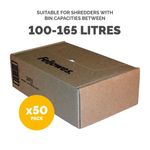 Fellowes Shredder Bags 100-165L Pk50